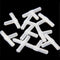 10pcs 3 Way Air Line Connector Aquarium Fish Tank Airline Tee Valve Pump Tube, White...