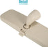 X AUTOHAUX Rear View Mirror Car Interior Inner Rearview Mirror Beige for Volkswagen Passat B5 1999-2005 for Jetta MK4 1999-2004 for Golf MK4 1999-...