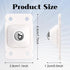 32 PCS Self Adhesive Caster Wheels,Mini Swivel Wheels Stainless Steel Paste Universal Wheel,360 Degree Rotation Sticky Pulley,Small Adhesive Wheel...