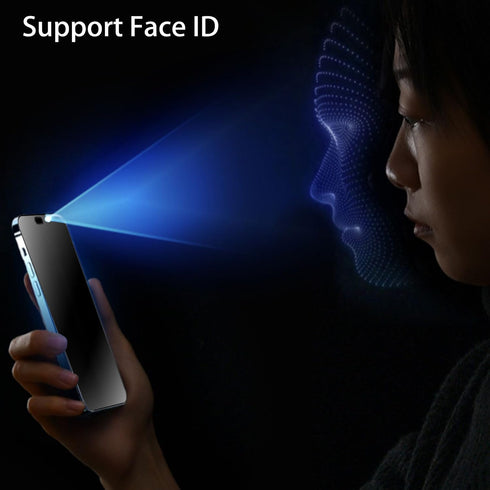 2 Pack 360 Degree Anti-glare Privacy Tempered Glass for iPhone 14 Pro Max Anti-Spy 4 Directions Matte Screen Protector Film 4 Sides Anti-Peeping 6...