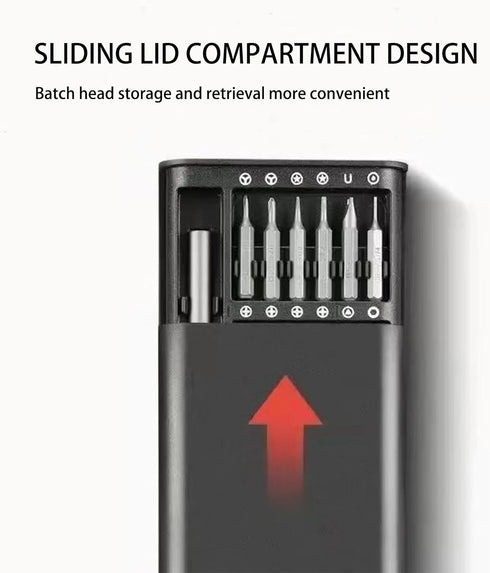 24 In 1 Mini Precision Screwdriver Set Pocket Screwdriver With Case Computer Tool Kit For Phone Glasses Watch Electronics...
