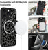 ZIYE Magnetic Case Designed for iPhone 15 Pro Leopard Pattern Phone Case with Camera Protection,Silicone TPU iPhone Protective Cover Cheetah Desig...