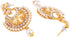 Efulgenz Pearl Indian Choker Indian Pearl Necklace Indian Faux Pearl Necklace Jewelry Set Cz Cubic Zirconia Beaded Choker Necklace Earrings Jewelr...