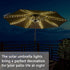 Solar Umbrella Lights Outdoor, Waterproof Solar Powered Patio Umbrella Lights Strings with 104 LEDs 8 Lighting Modes Remote Control, 2024 Upgraded...