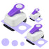 Craft Circle Hole Punch, 3pcs Different Size of Scrapbooking Punches Crafting Designs for Office Supplies, Card Making, DIY Albums Photos, Circle ...