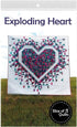 Slice of Pi Quilts Exploding Heart Pattern...