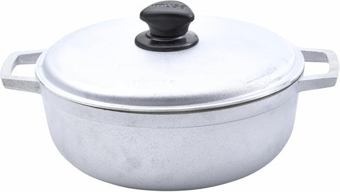 IMUSA Traditional Caldero made in Colombia with Lid, 4.8 Quart, Silver...
