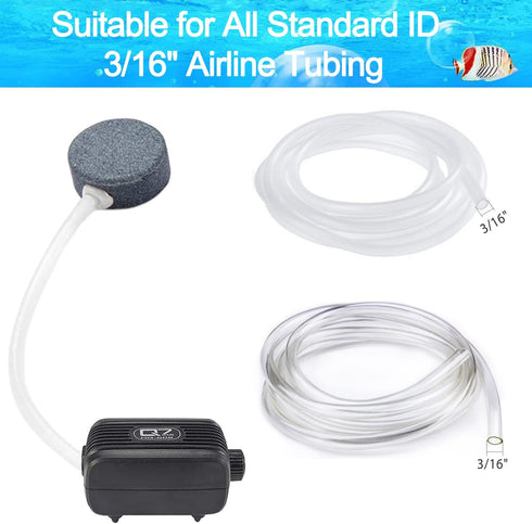 1.6 Inch Aquarium Air Stones Disc - Oxygen Diffuser Bubble Air Stone of Aquarium Air Pump Accessories for Nano Air Pumps Fish Tanks Buckets Small ...