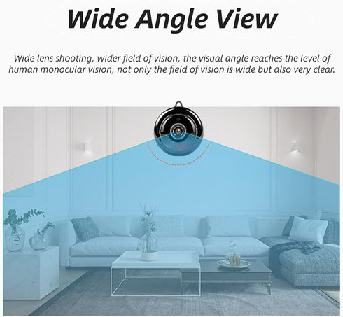 Jectse Home Security Camera, 1080P HD Indoor Outdoor Security Camera with Night Vision, Two Way Audio, Wireless WiFi Camera Baby Camera for Home, ...