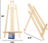 ArtSkills Wooden Easel Stand for Painting, 15" Tabletop Easel Stand for Kids & Adults, Portable Small Easel for Arts & Crafts, Paint and Sip Parti...