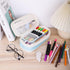 iSuperb Foldable Pencil Case Zipper Big Capacity Aesthetic Canvas Pencil Pouch Stationery Organizers Pen Bag for Kids Girls Boys Teen Student Scho...