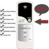 Replacement Remote Control for Holmes Tower Fan HT38R/HT38RB2 HTF3610AR, C124061901D08(NIU51)...