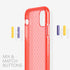 tech21 Evo Check Phone Case for Apple iPhone 11 with 12 ft. Drop Protection Coral...