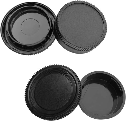 Nikkor Rear Lens Cap + Camera Body Cover for Nikon D7500 D7000 D850 D810 D800 D750 D350 D600 D3500 D3400 D3300 D3200 D3100 D5600 D5500 D5300 D5200...