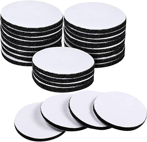 Adhesive Tape - 30PCS Sticky Back Hook Loop Dots - Double Sided Industrial Strength - Heavy Duty Rug Carpet Gripper Pad Mounting Tape for Wall Dec...