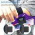 Running Armband with Headset Bag for Samsung Galaxy S25, S24, S23,S22,Zipper Slot Car Key Holder, Workouts Sports Phone Arm Band (Purple)...