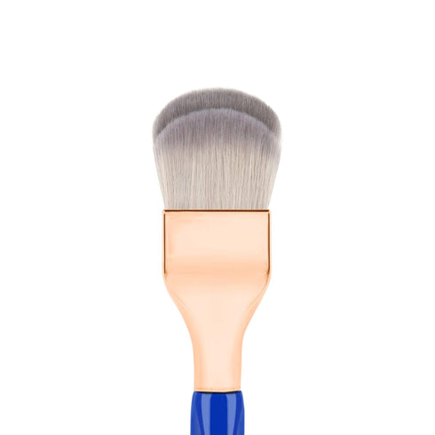 Bdellium Tools Professional Makeup Brush - Golden Triangle 952 Small Rounded Double Dome Blender - With All Vegan and Soft Synthetic Fibers, For A...