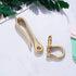 PH PandaHall Fish Hook Keychain, Brass Key Ring Golden Solid U Shape Key Hook Belt Keyring Pocket Clip with Key Shackle Heavy Duty Car keychain fo...