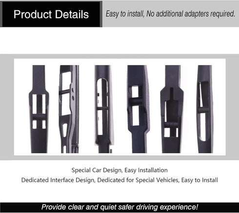 16A Rear Windshield Wiper Blade All-season Durable Original Equipment Replacement 16"/406mm(Pack of 1)...