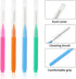 20 Pcs Braces Brush for Cleaner Interdental Brush Dental Oral Hygiene Flosser Toothpick Tooth Soft Bendable Flossing Head Cleaning Tool...