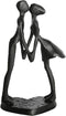 Iron Anniversary Couple Sculpture - Romantic Heart Statue for Home Decor, Gifts for Wife, Wedding Anniversary, Engagement, Marriage, Bithday, Vale...