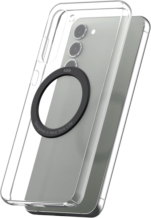 iOttie Universal MagSafe Ring Adapter for Android (2 Pack). Magnetic Adapter Ring Compatible with MagSafe Accessories & Wireless Chargers, Adhesiv...