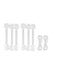 Child Safety Locks Baby Proof Letches (6 Pack) for Cabinets, Drawers, Fridge, Furniture, Kitchen, Ovens, Toilet Seats, Dishwasher, 3M Adhesive No ...
