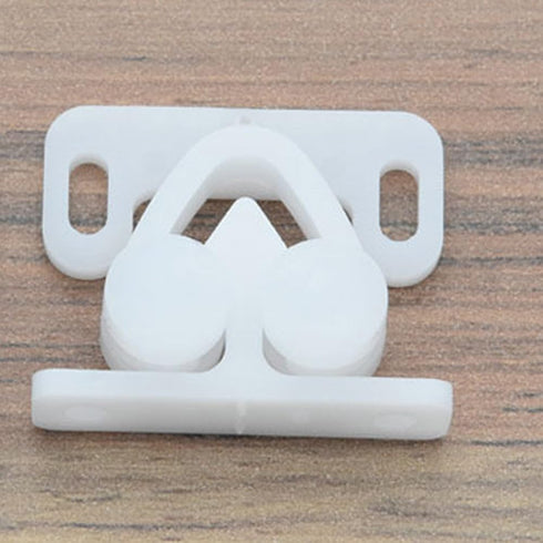 3Pcs White Marine Boat Ball Catch Door Cupboard Spring Back Plates Roller Latch Plastic Catches Cabinet Hardware Tools and Home Improvement...