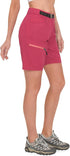 Little Donkey Andy Women's Quick Dry Ultra-Stretch Golf Shorts Lightweight Outdoor Hiking Business Travel Cargo Shorts Carmine Size S...