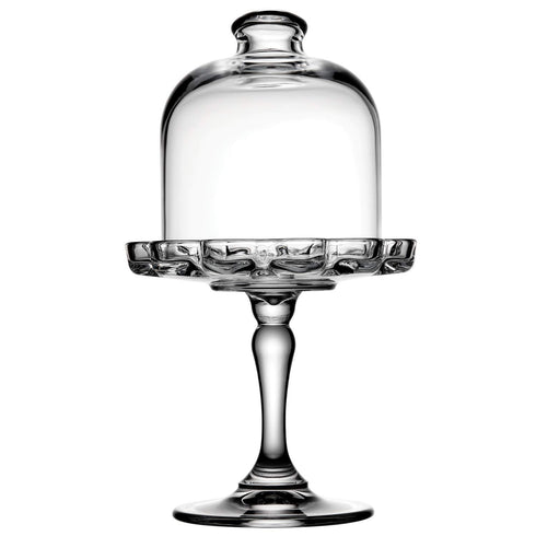 Hospitality Glass Brands 96457-001 7.75" Mini Patisserie Footed Cake Plate (Pack of 1)...