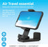 2X Airplane in Flight Phone Holder | Travel Essential Gadget for Plane | Universal Foldable Pocket Size Smartphone Mount | 360° Rotation | Train W...