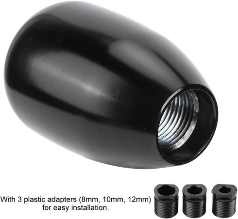 Dweekiy Gear Shift Knob,Car Universal Modification Manual Knob Gear Shift Head Shifter 6 Speed(Black)...