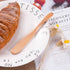 Wood Butter Knife Cheese Spreader 6.5", Set of 6, Restaurant Grade...