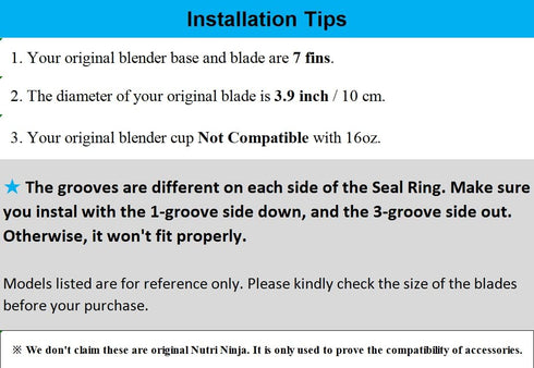 5 Pack Rubber Gaskets Replacement Seal White Ring for Nutri Ninja Blender Replacement for Ninja Auto iQ Pro Extractor CT680 BL456-30 BL480 BL681A ...