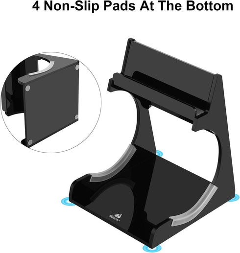 TXEsign Acrylic Table Stand Speaker Holder for JBL Charge 3/JBL Charge 4/JBL Charge 5/iPhone Smartphone, Clear Desktop Stand Holder for JBL Blueto...