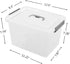 Bringer 6-Pack Clear Plastic Latching Storage Box, Plastic Box, 10 L...