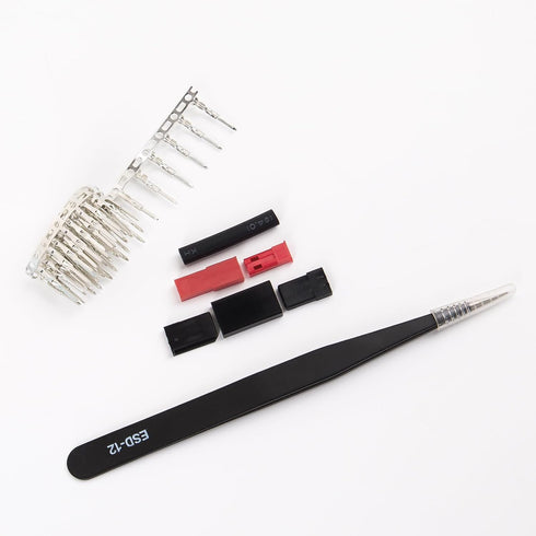 JST Servo Connector Kit, 40 Sets of Male and Female Plug Crimp Cable Assemblies, Compatible with JST SYP Futaba, Suitable for DIY Remote Control C...