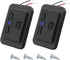 4.8A Dual USB Car Charger Socket 12V 24V USB Power Outlet Adapter Replacement Phone Charger for ATV Bus Boat RV Vehicle......