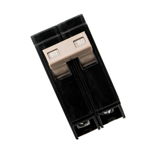 2-pole 60 Amp,10Kaic, 120/240V,3/4 Inch Plug-in Plastic-case Circuit Breaker (5 Years War)...