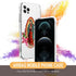 CARLOCA Compatible with iPhone 11 Case for Girl,Clear with Flower Lady Religion Pattern Design Plastic Shockproof TPU Bumper Protective Case for i...