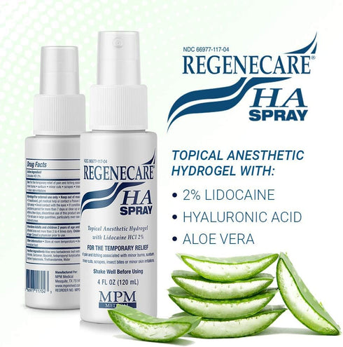 HA Hydrogel Spray with Lidocaine, 4oz Bottle, Each...