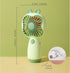 JIAN HAO Portable Handheld Fan with USB Charging, Pink, Small Electric Fan for Home Office Use (White)...