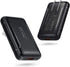 Ultra Slim Flat Portable USB Wall Charger Plug, 2 Pack Black......