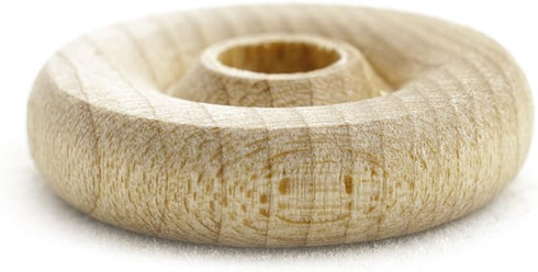 3/4" Mini Wood Wheel (3/16" Hole) - 50 Pack Birch Wheels for Dollhouse Furniture & Model Making - Unfinished Wooden Wheels with Sanded Surface...