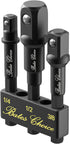 Bates- Impact Socket Adapter Set, 3 PCS, 1/4", 3/8" and 1/2", with Holder, Socket Adapter Set, Impact Socket Adapter, Socket Adapter Set, Socket A...