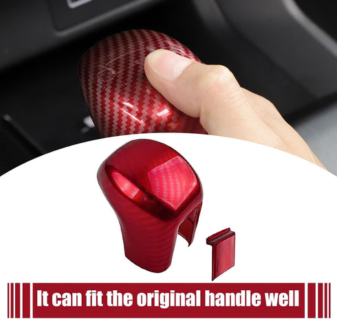 1 PC Car Gear Shift Knob Cover, ABS Arc Automatic Transmission Lever Cap Replacements, Automotive Decorative Accessories Compatible with 10th Civi...