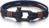 COOLSTEELANDBEYOND Men Women Steel Screw Anchor Shackle Nautical Sailor Rope Wristband Wrap Bracelet...