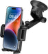 Phone Mount for Car,Car Phone Holder Mount with Strong Suction Cup Dashboard Windshield Phone Mount Compatible with iPhone 14 13 12 11 Pro Max, Ga...