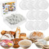 50PCS Bowl Covers for Bread Proofing, Disposiable Elastic Sourdough Bread Baking Supplies, Plastic Bowl Covers for Bread Rising, Stretchable Plast...