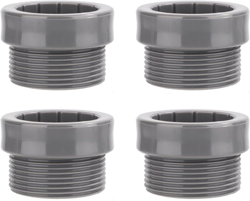 4pcs Pool Umbrella Stabilizer Adapter, Threaded Umbrella Stand Adapter Plastic Pool Umbrella Sleeve Umbrella Pole Insert Stabilizer Only for Aquas...